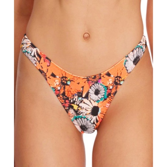 EIDON Papaya Courtney french cut Bikini Bottoms XS - Picture 1 of 5